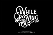 Monday - Hand Drawn Display Font, a Serif Font by Luna Shop (Thumbnail 4 of 4)