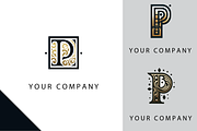 3 Classic Letter P Logos, a Branding & Logo Template by HE Studio (Thumbnail 1 of 4)