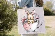 Easter Spring Hand Drawn Clipart PNG, an Illustration by Canvas Craft (Thumbnail 5 of 7)