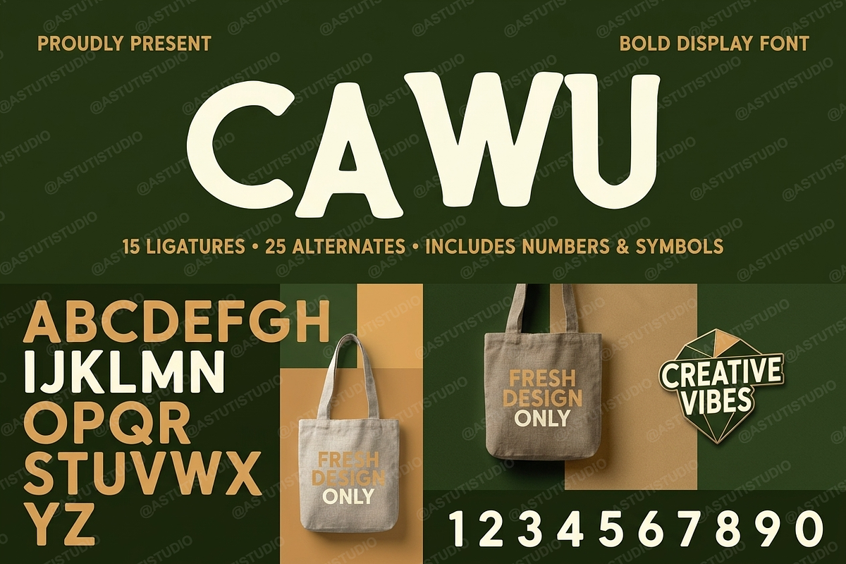 Cawu - Elegant Minimalist Serif, a Serif Font by Astuti Studio (Photo 17 of 25)