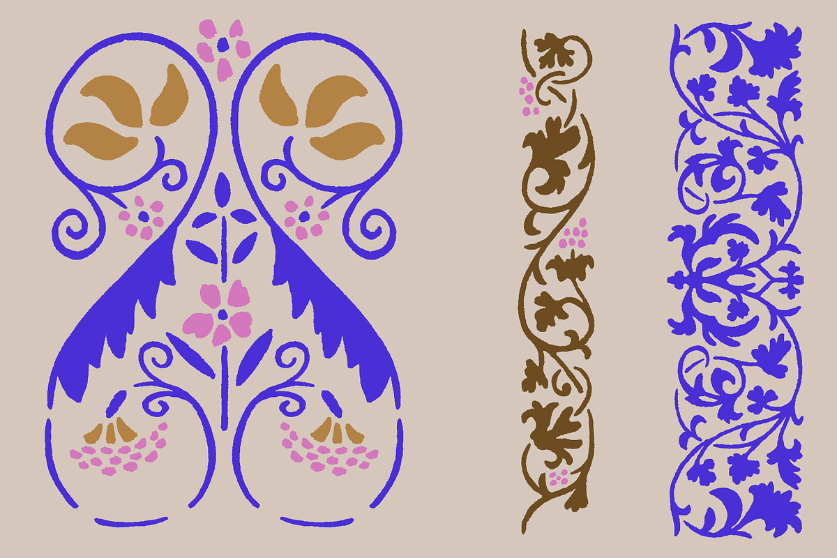 Renaissance Font & Graphics Set, a Handwritten Font by Liz Kohler Brown (Photo 25 of 28)