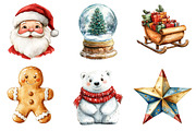 Christmas Doodle Sublimation Clipart, an Illustration by Dream Creation (Thumbnail 3 of 6)