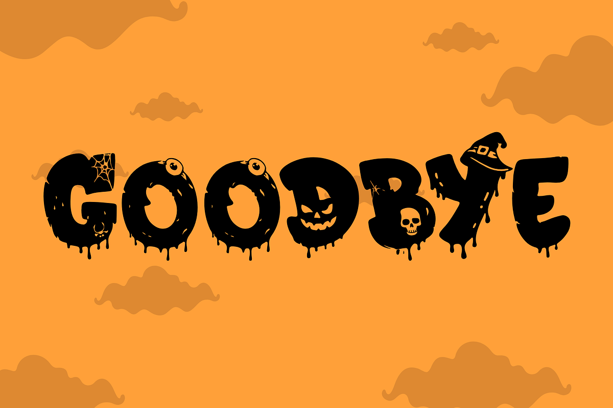 Playdough Halloween Font, a Sans Serif Font by Dm Studio (Photo 10 of 10)