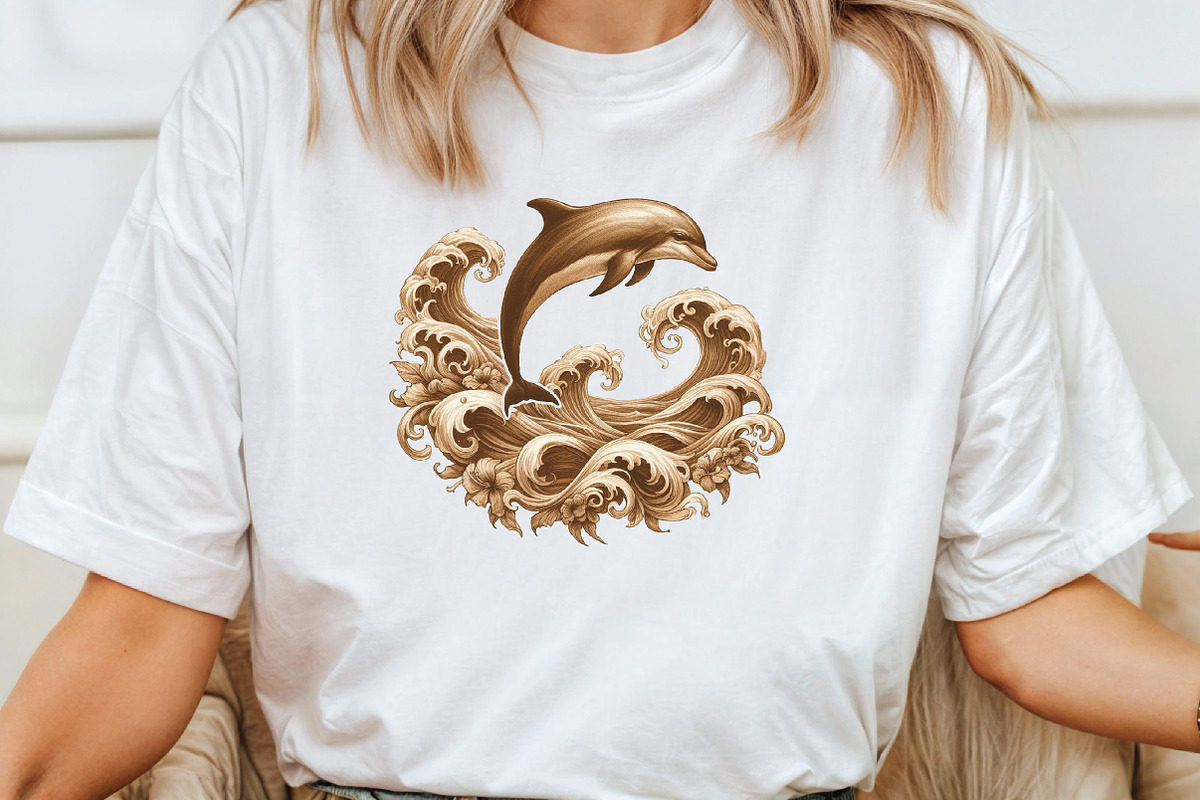 Sepia Tropical Beach Sublimation, an Illustration by CraftArtStudio (Photo 4 of 6)