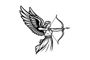 Cupid Angel Valentine Vector Bundle, an Illustration by jahid234 (Thumbnail 30 of 47)