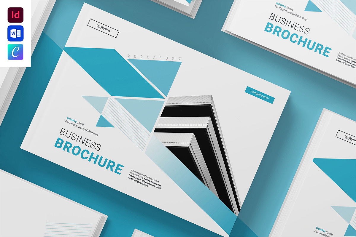 Company Profile Landscape, a Brochure Template by WOWPro (Photo 1 of 6)