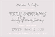 Simone & Nadia Font Trio, a Script Font by PeDe Designs (Thumbnail 9 of 9)