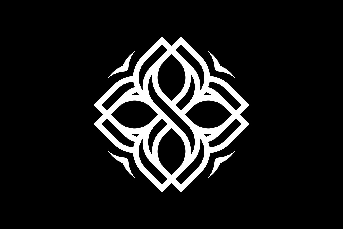 Ornamental Flower Line Art Logo, a Branding & Logo Template by Buqancreative (Photo 3 of 4)