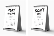 2021 Calendars 2 in 1 - Editable, a Templates & Theme by rix_designs (Thumbnail 6 of 21)