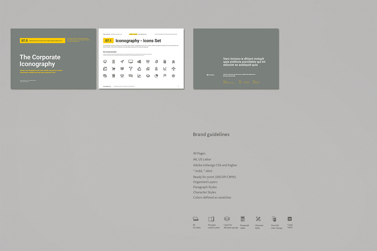 Brand Guidelines, a Brochure Template by TypoEdition (Photo 5 of 5)