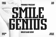 Smile Genius - Bold Slab Serif, a Slab Serif Font by Pian45 Studio (Thumbnail 1 of 8)