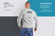 8 Mockups Mens Sweatshirt, a Shirt Mockup by Grow Design Craft Studio (Thumbnail 4 of 5)