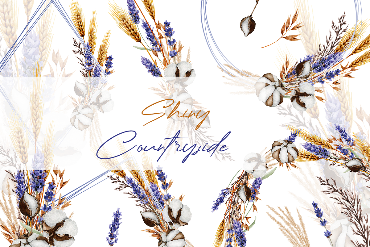 Shiny Countryside Illustration, a Decorative Illustration by DioFlow (Photo 1 of 2)