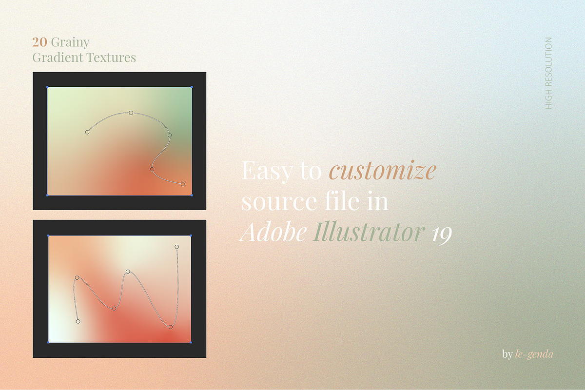 20 Natural Autumn Noise Gradients, a Texture Graphic by le-genda (Photo 4 of 11)