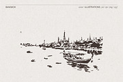 Bangkok Cityscape Sketches, an Empty State Illustration by TheMountBirdStudio (Thumbnail 4 of 7)