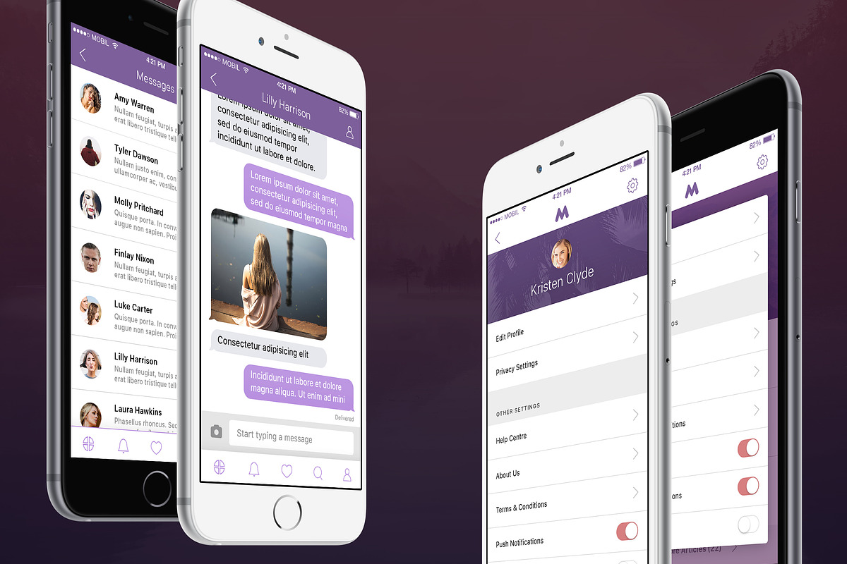 Megap - iOS Template, an UI Kit Template by Michael Eleder Templates (Photo 7 of 9)