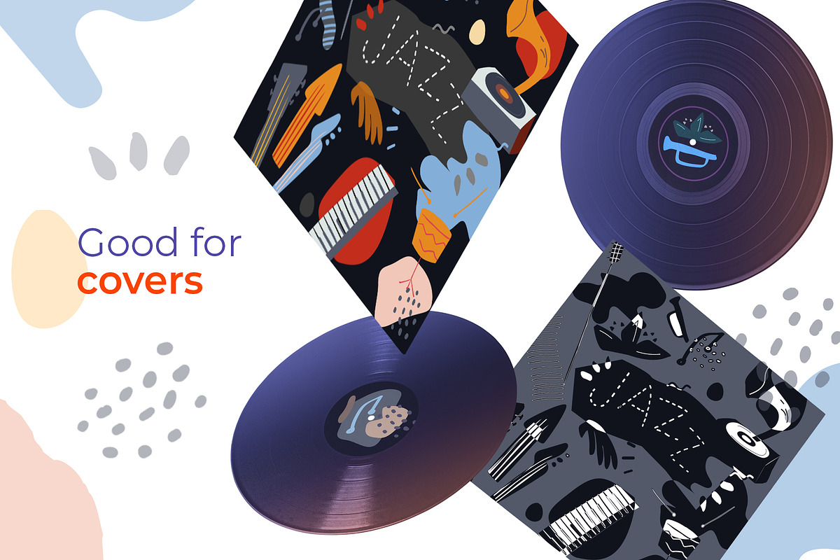 Jazz band modern characters, a Person Illustration by PixelAesthetic (Photo 5 of 6)