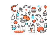 Retail Business, Shopping Icons Set, an Outline Icon by Nuburu (Thumbnail 5 of 5)