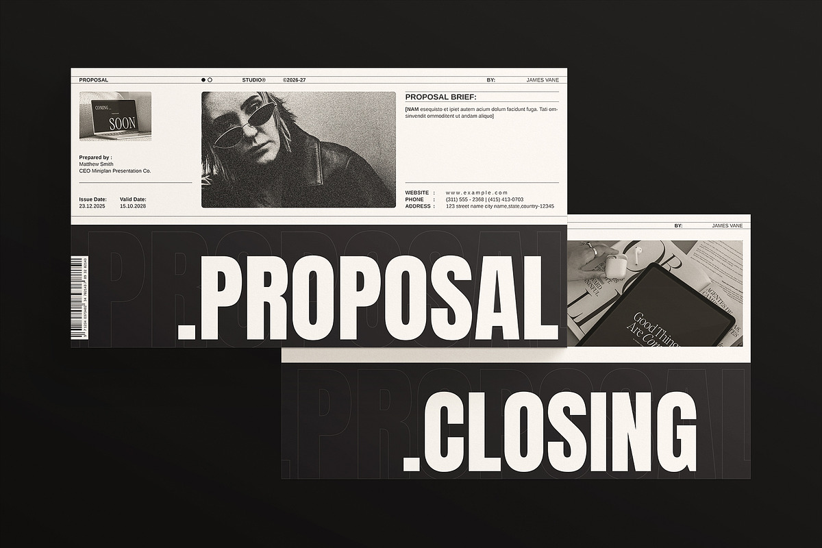 Proposal Presentation Template preview 3