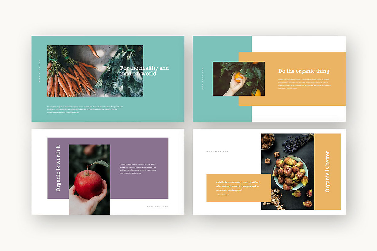 Nuga : Natural Food Google Slides, a Presentation Template by Punkl Camp (Photo 4 of 15)