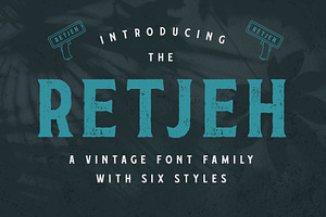 Retjeh Vintage Font Family