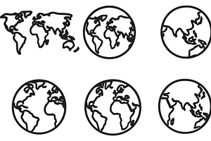 Unique collection of vector line, an Object Illustration by ZinetroN