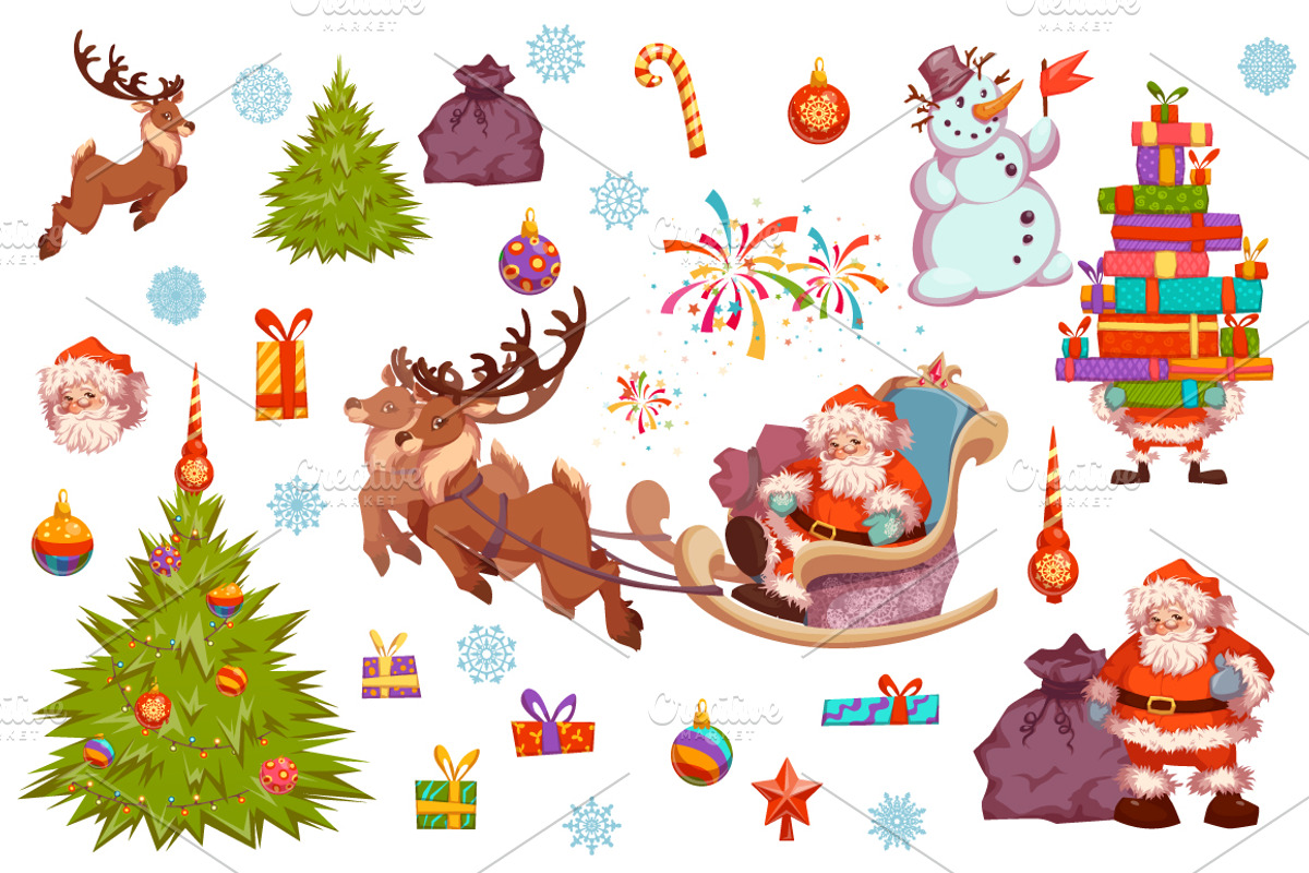 Christmas banners set, an Illustration by Cattleya (Photo 3 of 4)