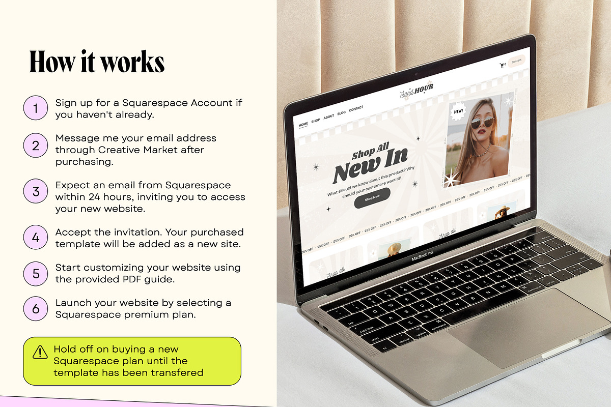 Neutral Squarespace Template Store, a Squarespace Template by Template Twist Shop (Photo 5 of 10)