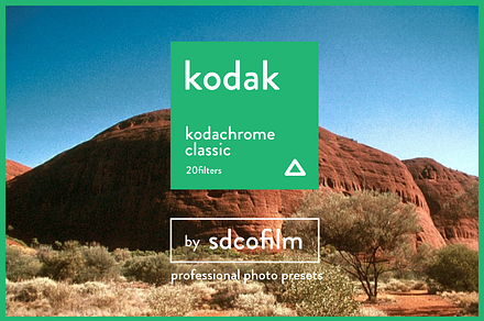 Kodak Kodachrome Film-LR & Photoshop, a Plug-in Add-On by SDCOfilm