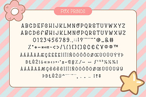 Fox Prince: 4 Font Styles