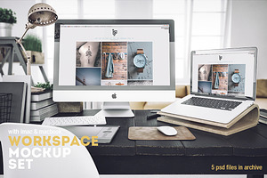 Workspace Mockup Set 4