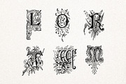 Vintage Ornate Drop Caps, an Object Graphic by Wes Franklin (Thumbnail 3 of 3)