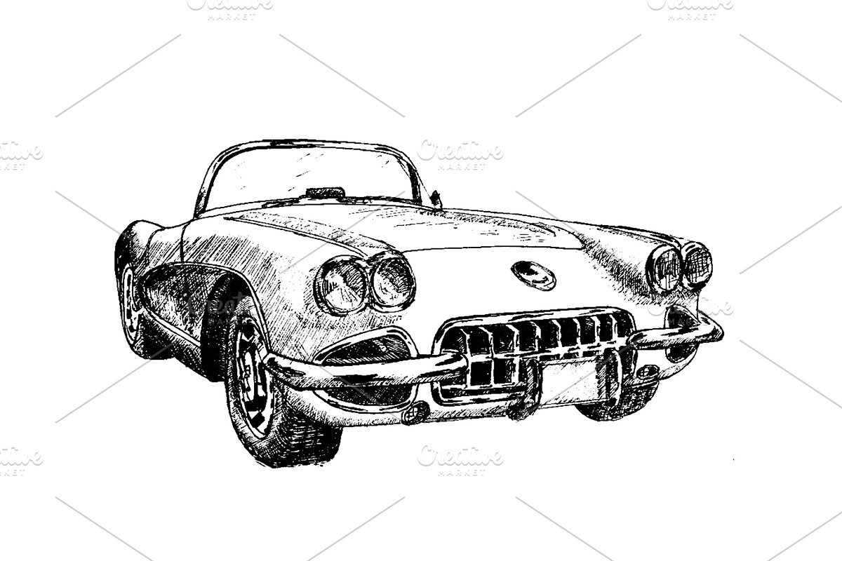 American Muscle Motors Drawings, a Sport Illustration by Doggy Days (Photo 4 of 8)