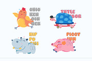 Monkey Jumps – Playful Bubble font, a Font by Bayuktx (Thumbnail 7 of 8)