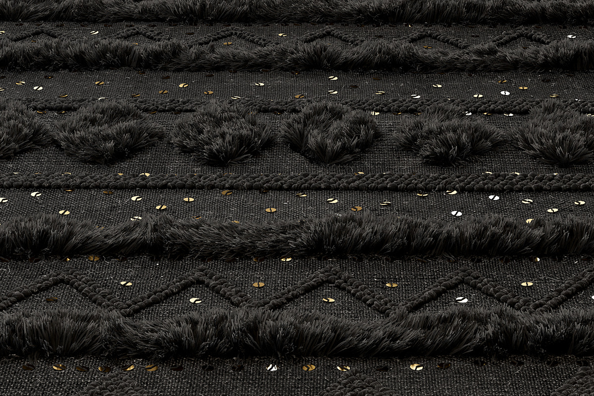 nuLOOM Black Wool Raised Geometric S, a Furniture 3D Model by 3dmitruk (Photo 9 of 17)