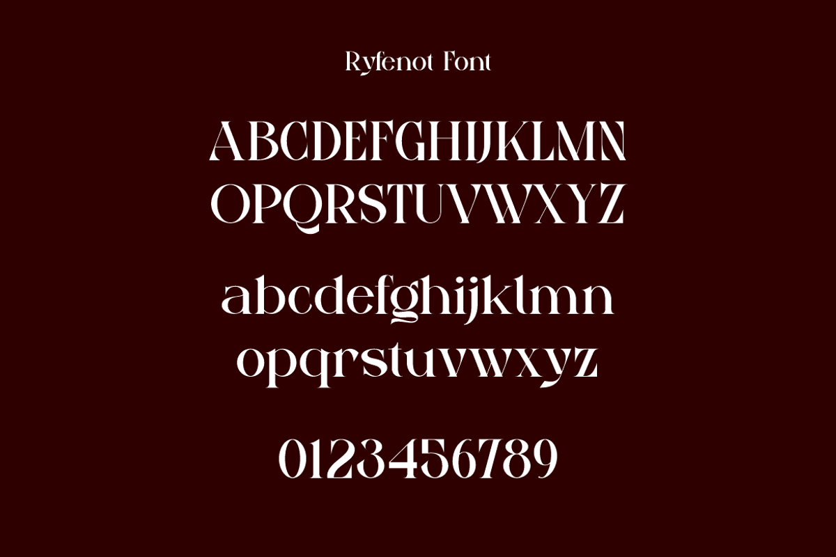 Ryfenot - Luxury Perfume Font, a Serif Font by Iqsiart Studio (Photo 11 of 14)
