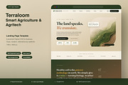 Smart Agriculture & Agritech Website, an UI Kit Template by Pitchlook.Studio (Thumbnail 1 of 3)