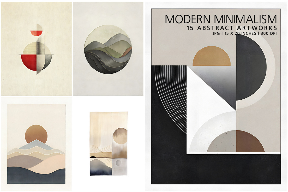 Modern Minimalism, a Decorative Illustration by Digital Art Creations (Photo 3 of 7)