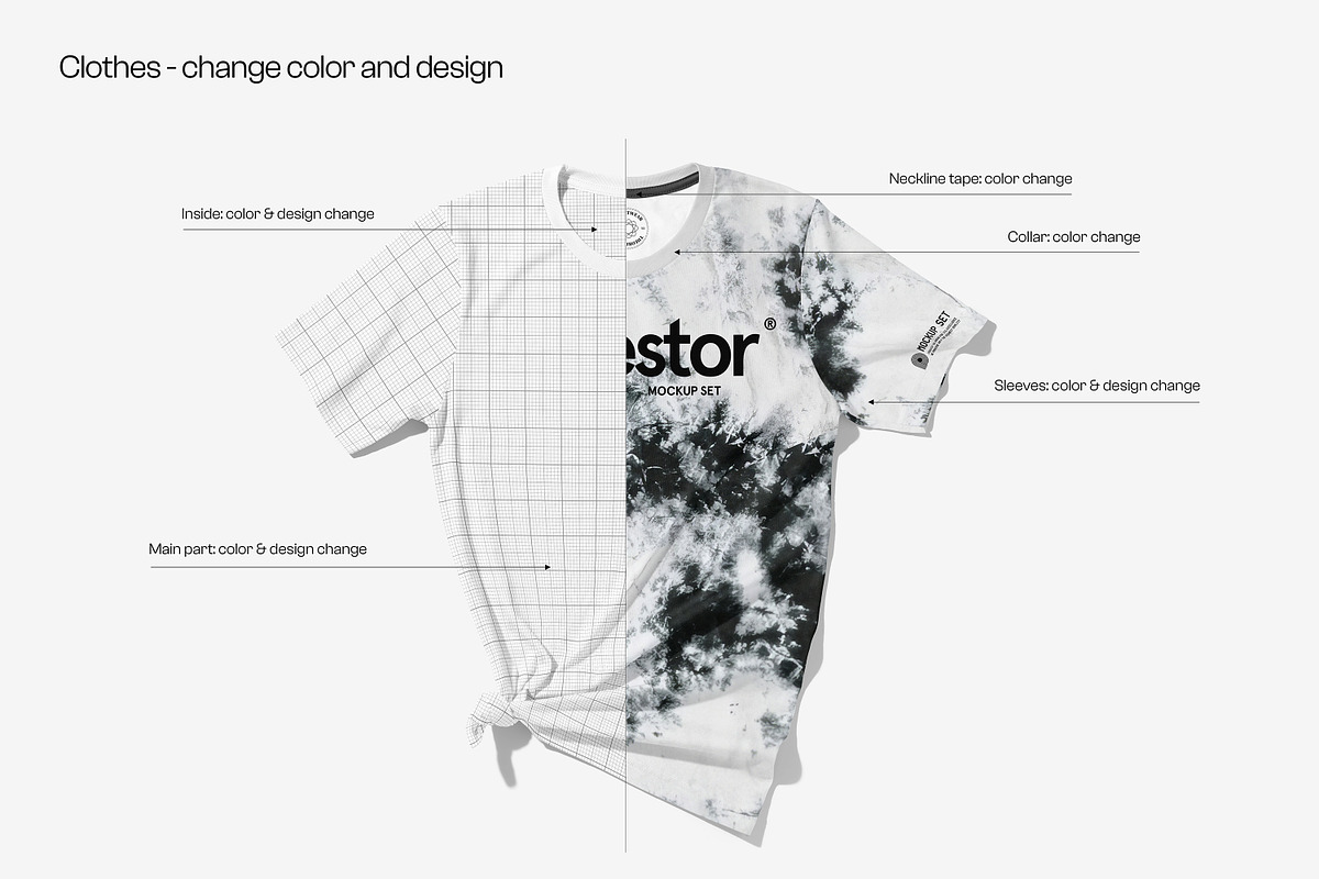 Bella Canvas 3001 Family Mockup Set, a Shirt Mockup by creatsy5 (Photo 6 of 24)