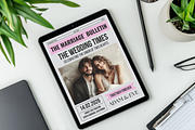 Newspaper Wedding Template, an Invitation Template by ZoloDesignHub (Thumbnail 8 of 10)