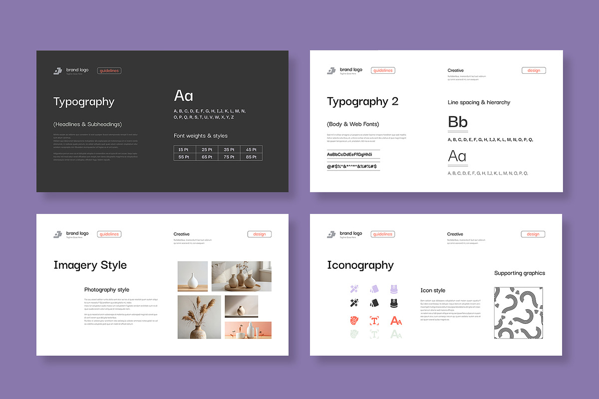 Brand Style Guide Presentation preview 4