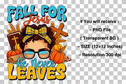 Fall for jesus he leaves leaves PNG, a Graphic by Clipart Bloom (Thumbnail 2 of 2)