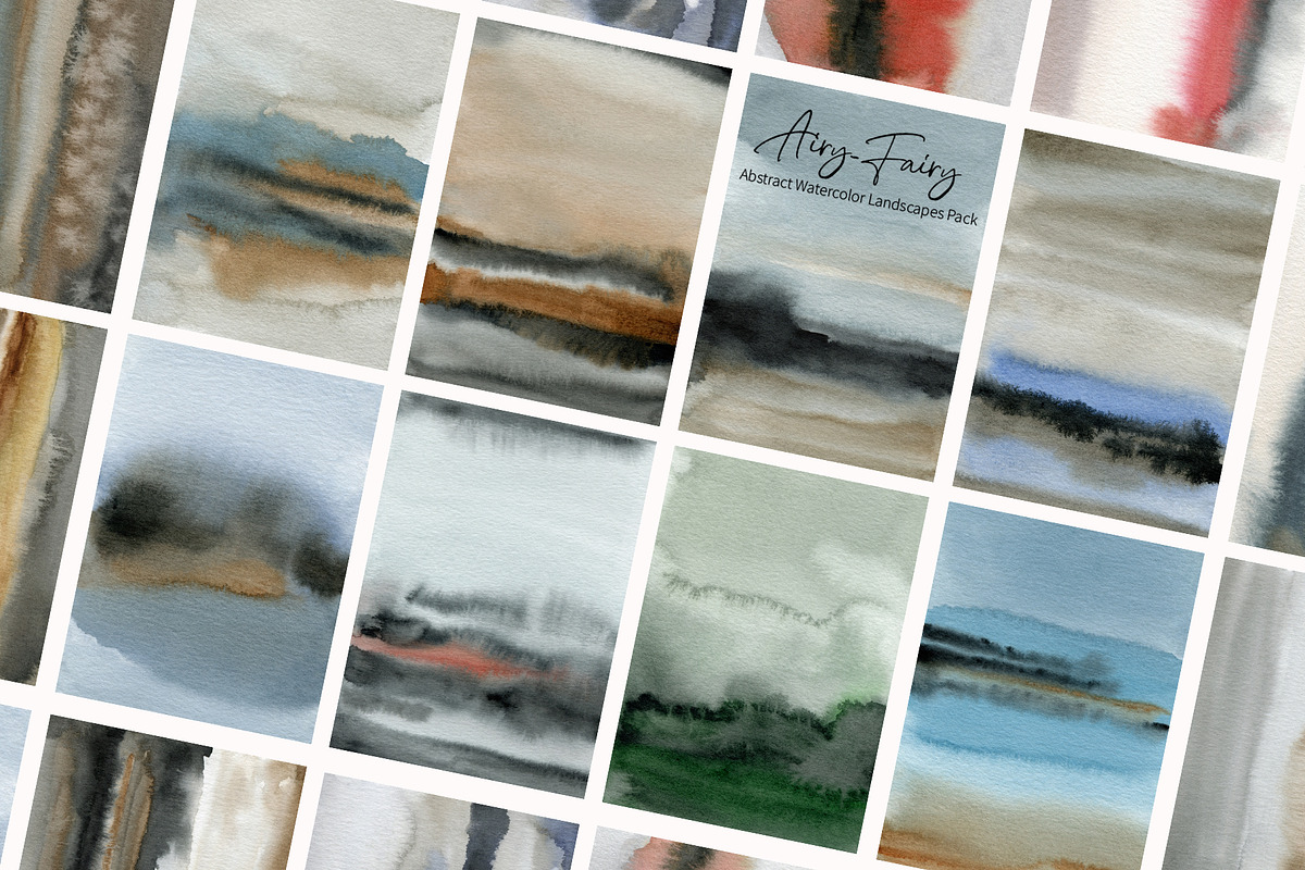 Airy-Fairy Abstract Landscapes, a Background Graphic by Marmoris.Arts (Photo 4 of 14)