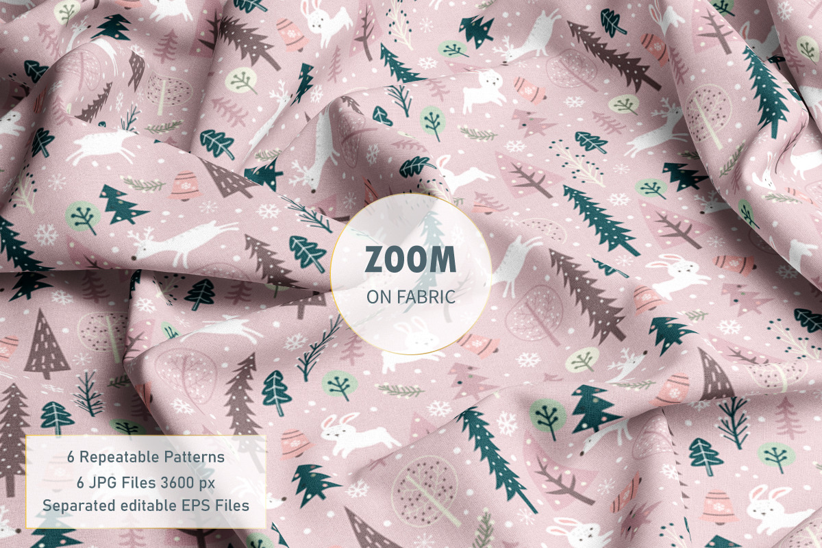 Joyful Christmas Seamless Patterns, a Pattern Graphic by DrawStudio1988 (Photo 6 of 7)