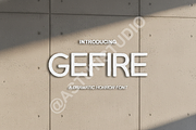 Gefire: Luxury High-Contrast Display, a Font by Astuti Studio (Thumbnail 1 of 16)