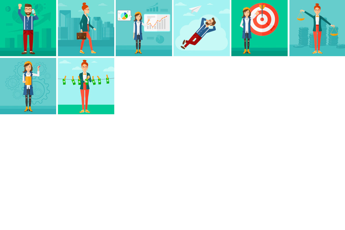 80 Flat business illustration bundle, a Finance Illustration by Visual Generation (Photo 5 of 5)
