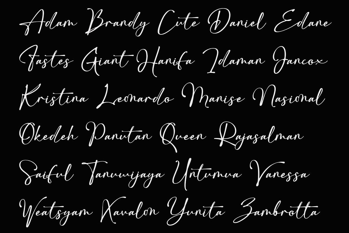 Weatsyam, a Script Font by Sealoung (Photo 14 of 17)