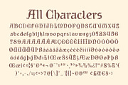 CS Rupinder Stitched, a Blackletter Font by Craft Supply Co. (Thumbnail 8 of 8)