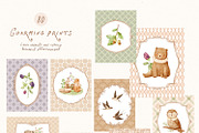 Charming meadow - woodland clipart, a Decorative Illustration by polikarpovaart (Thumbnail 23 of 30)