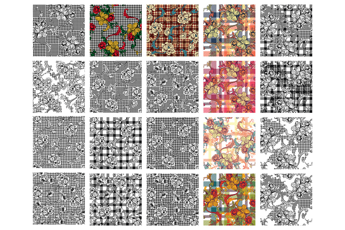 Eclectic fabric plaid pattern, a Pattern Graphic by Digital Studio (Photo 3 of 4)